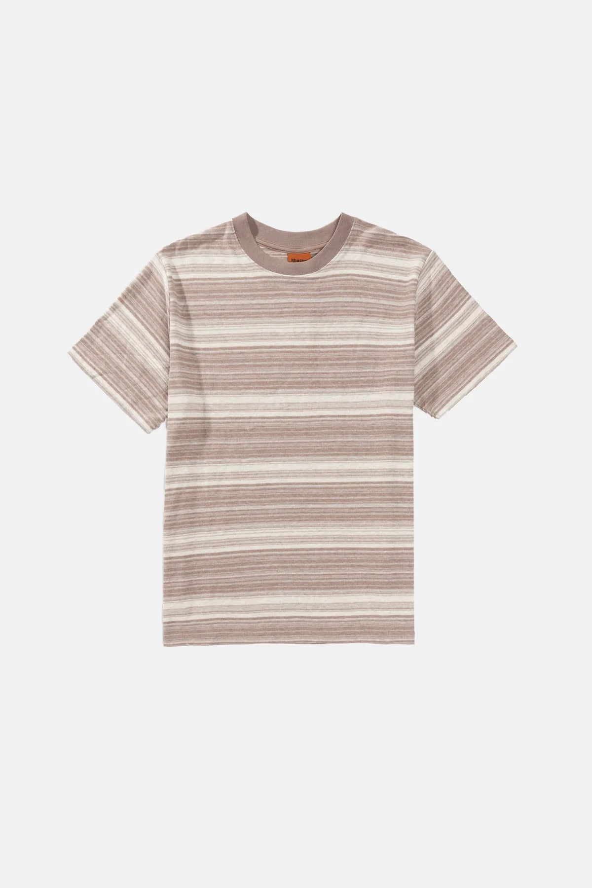 Vintage Stripe Ss T-Shirt Chocolate | Men Collective