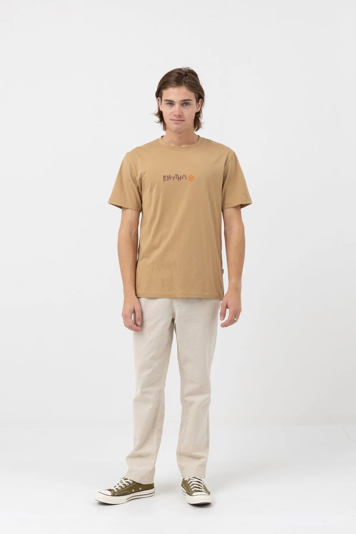 Rhythm Scrawl Ss T Shirt Incense | Men Collective