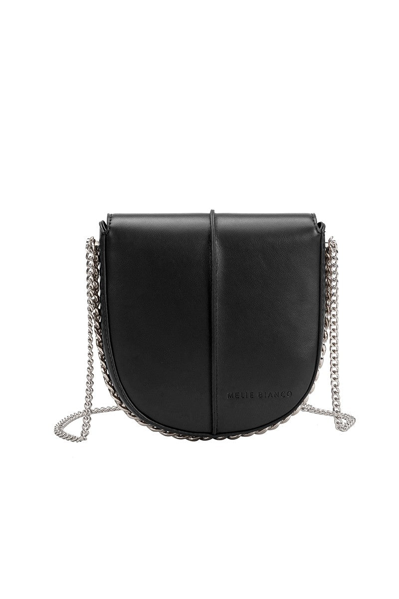 Brie Black Small Recycled Vegan Leather Bag | Collective Request 