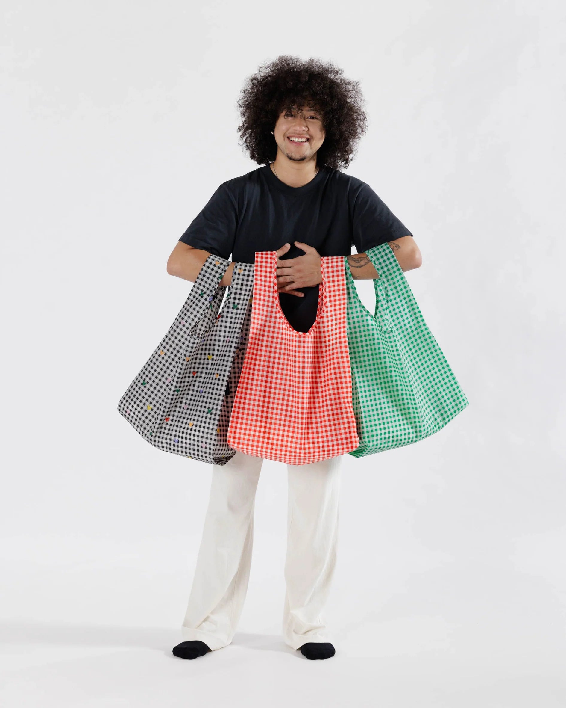 Standard Baggu Set of 3 - Gingham | Collective Request 