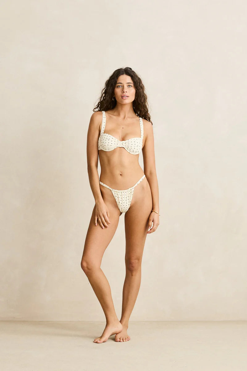 Polka Soft Side Itsy Pant Cream