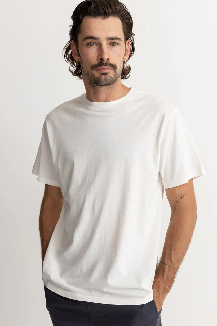 Rhythm Classic Vintage Tee White