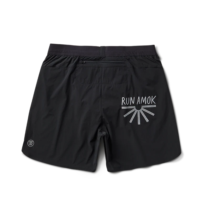 ROARK Alta Shorts 7" Black | Men Collective 