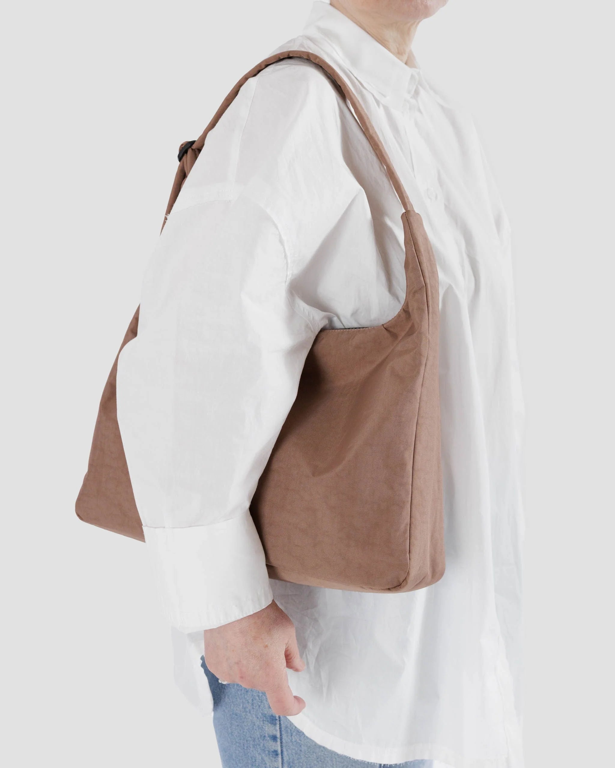 Baggu Nylon Shoulder Bag - Cocoa | Collective Request 