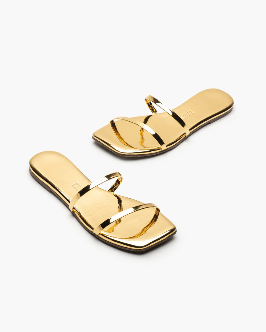 TKEES Square Toe Gemma Mirror Gold | Collective Request 