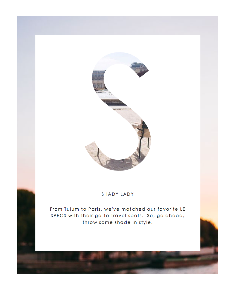 Le Specs Eyewear | Travel with styles 