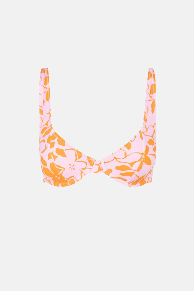 Rhythm Bora Bora Floral Panelled Underwire Top