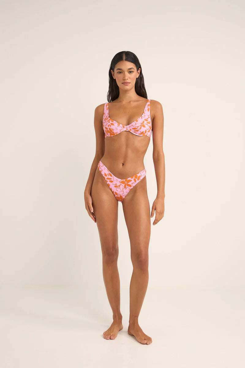 Rhythm Bora Bora Floral Panelled Underwire Top