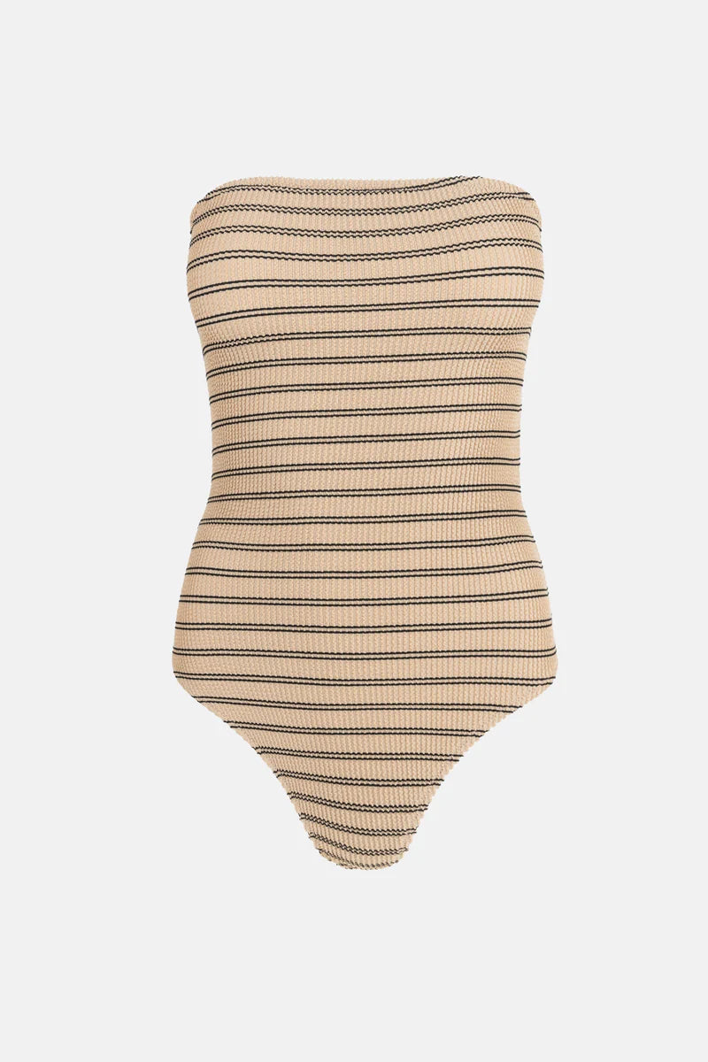 Rhythm Sol Stripe Strapless One Piece