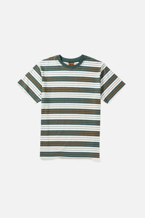 Vintage Stripe SS T-Shirt Teal | Men Collective
