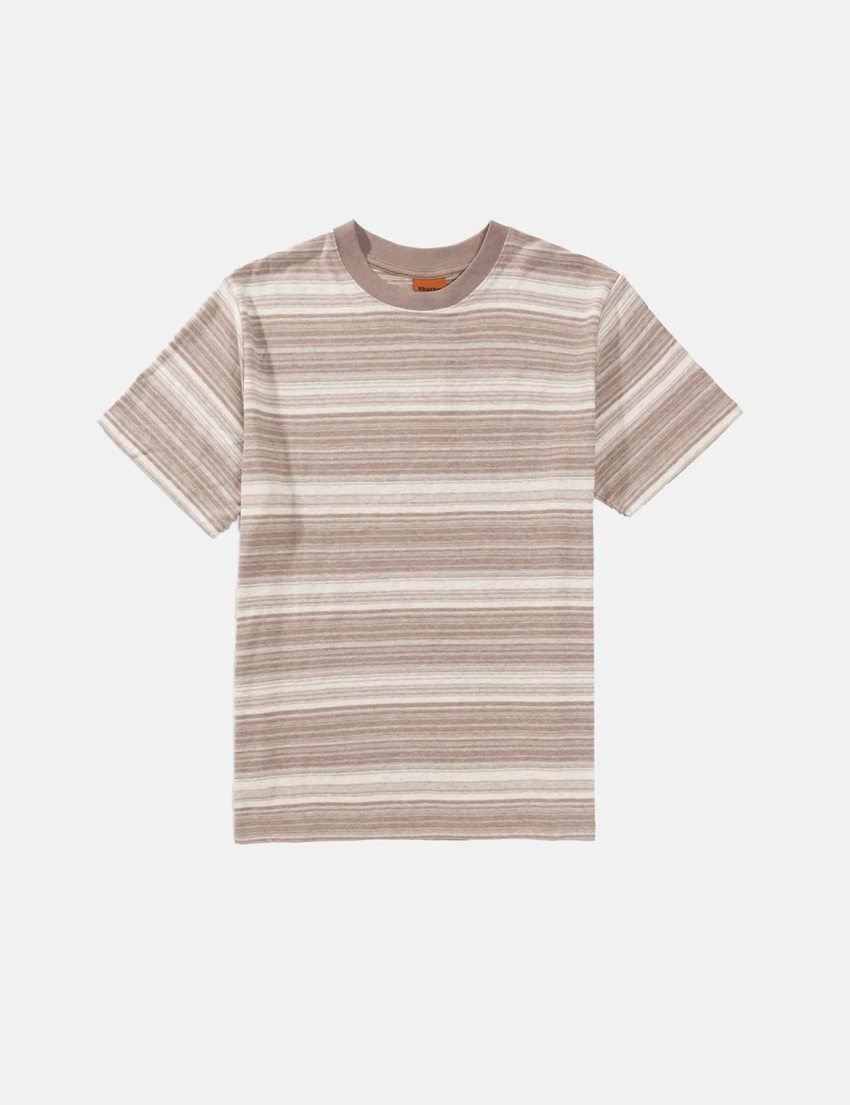 Vintage Stripe Ss T-Shirt Chocolate | Men Collective