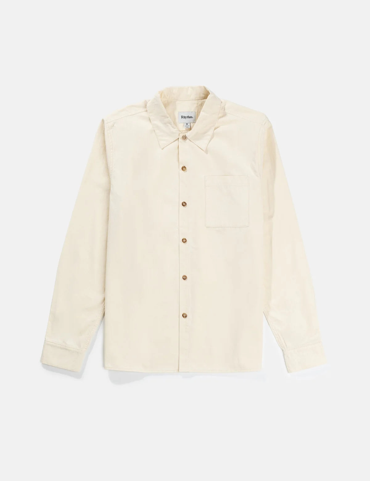 Rhythm Essential Ls Shirt Natural | Collective Request 