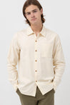 Rhythm Essential Ls Shirt Natural | Collective Request 