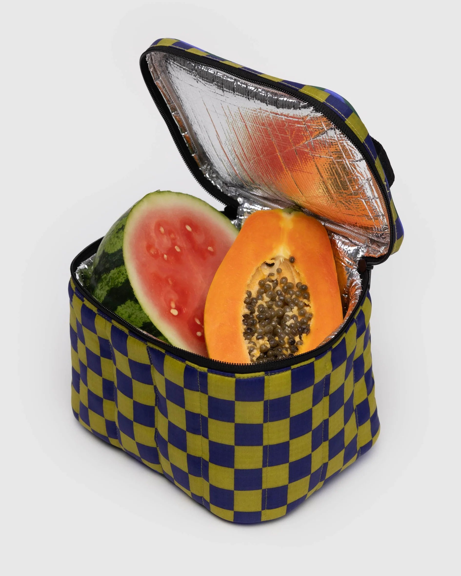 Baggu Puffy Lunch Bag- Jewel Checks