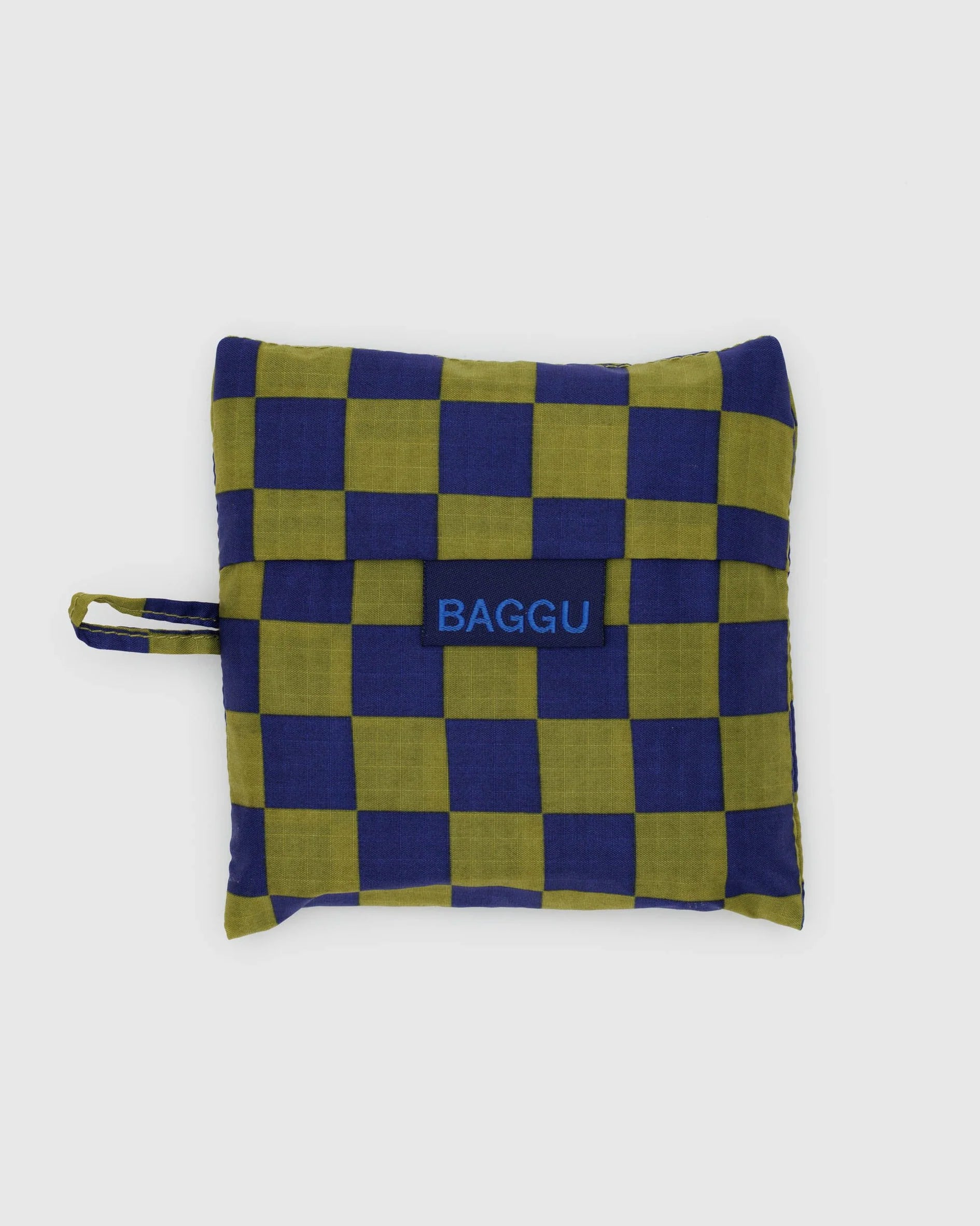 Baggu Standard Baggu - Pear Navy Check | Collective Request 