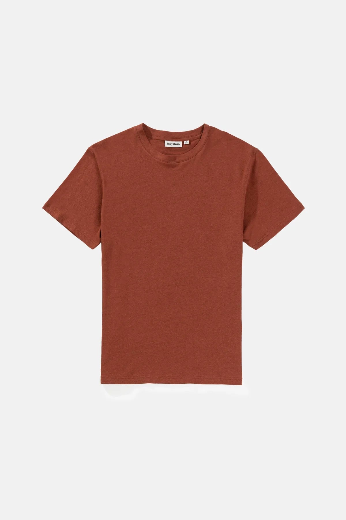 Linen Ss T-Shirt Brick | Men Collective