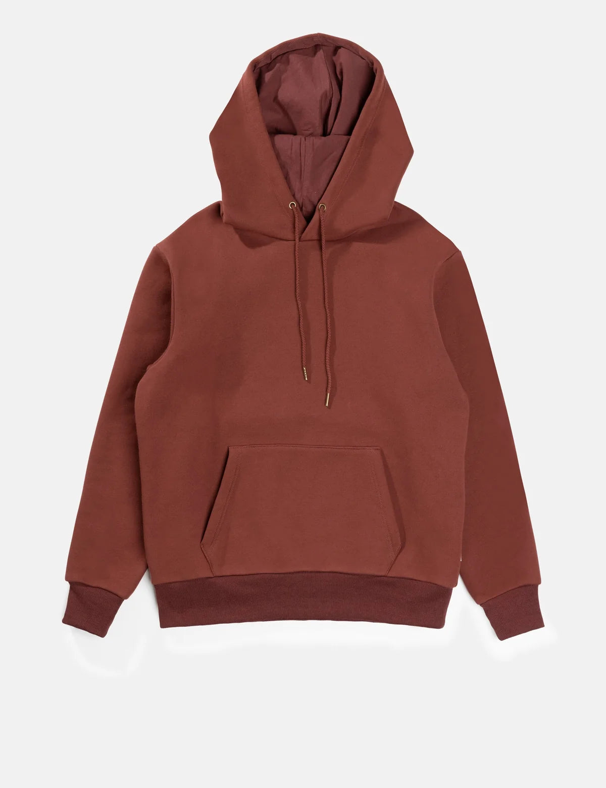 Heavyweight Fleece Hood Brick | Men Collective