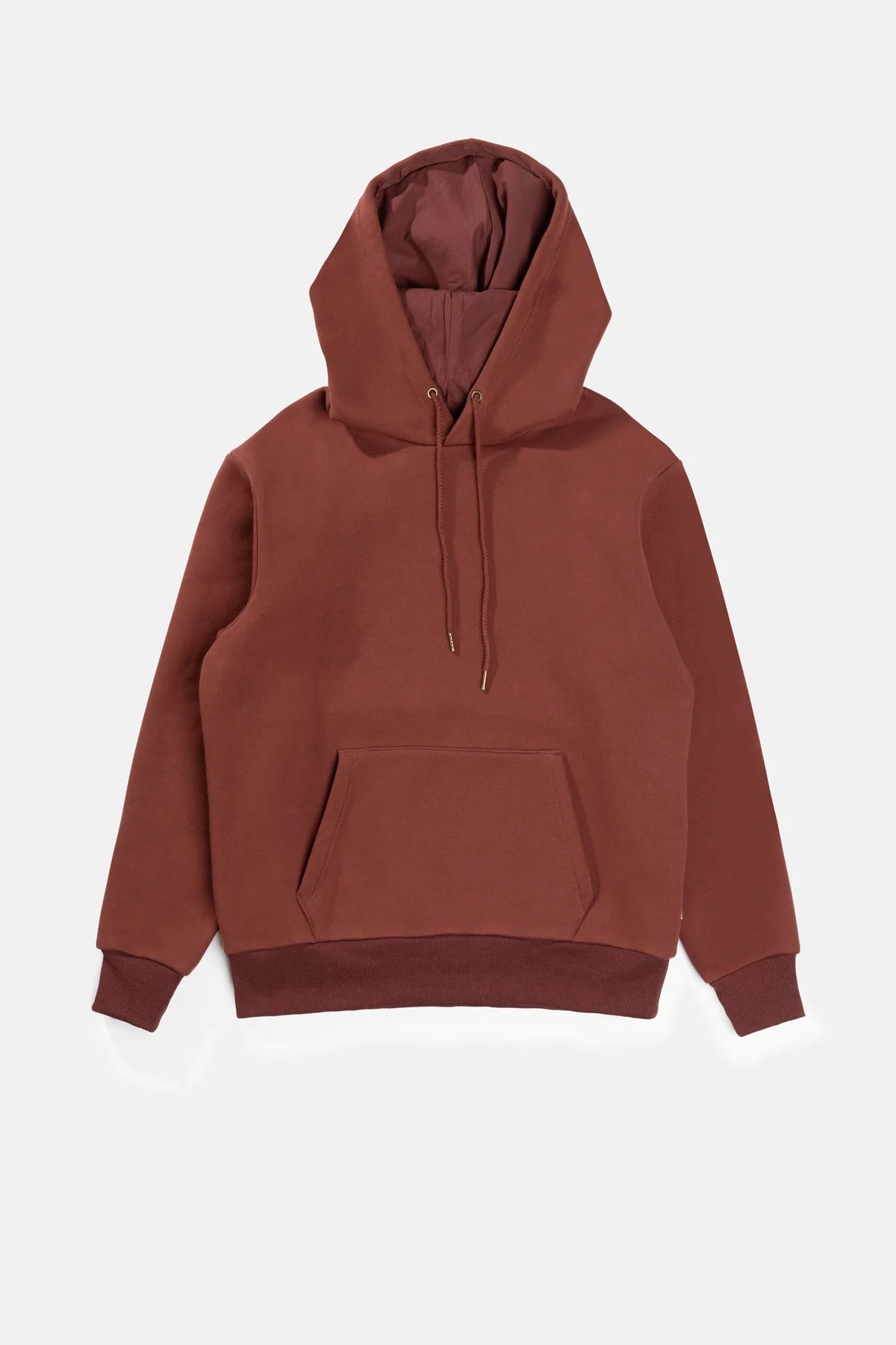 Heavyweight Fleece Hood Brick | Men Collective