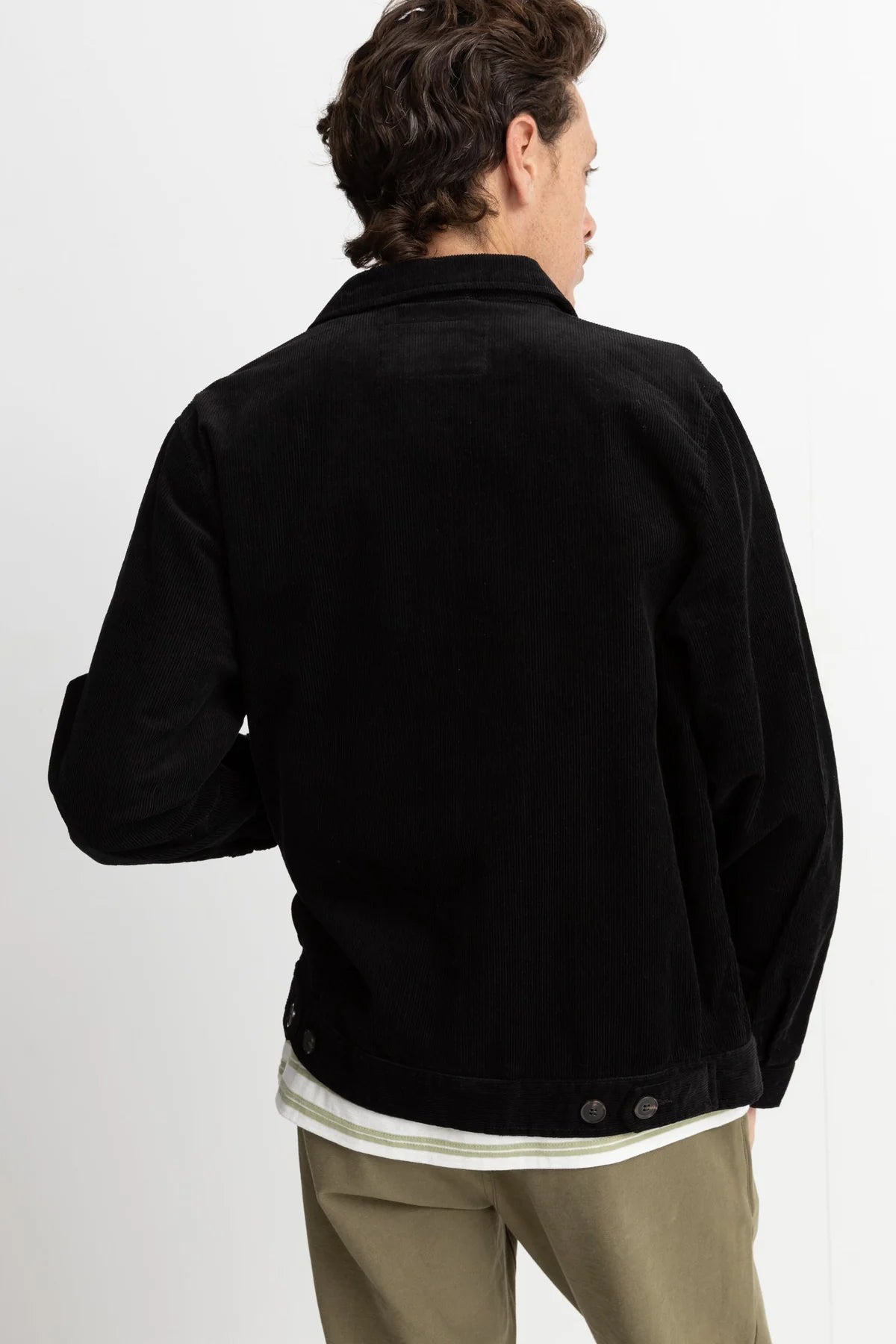 Rhythm Cord Utility Jacket Black | Men Collective