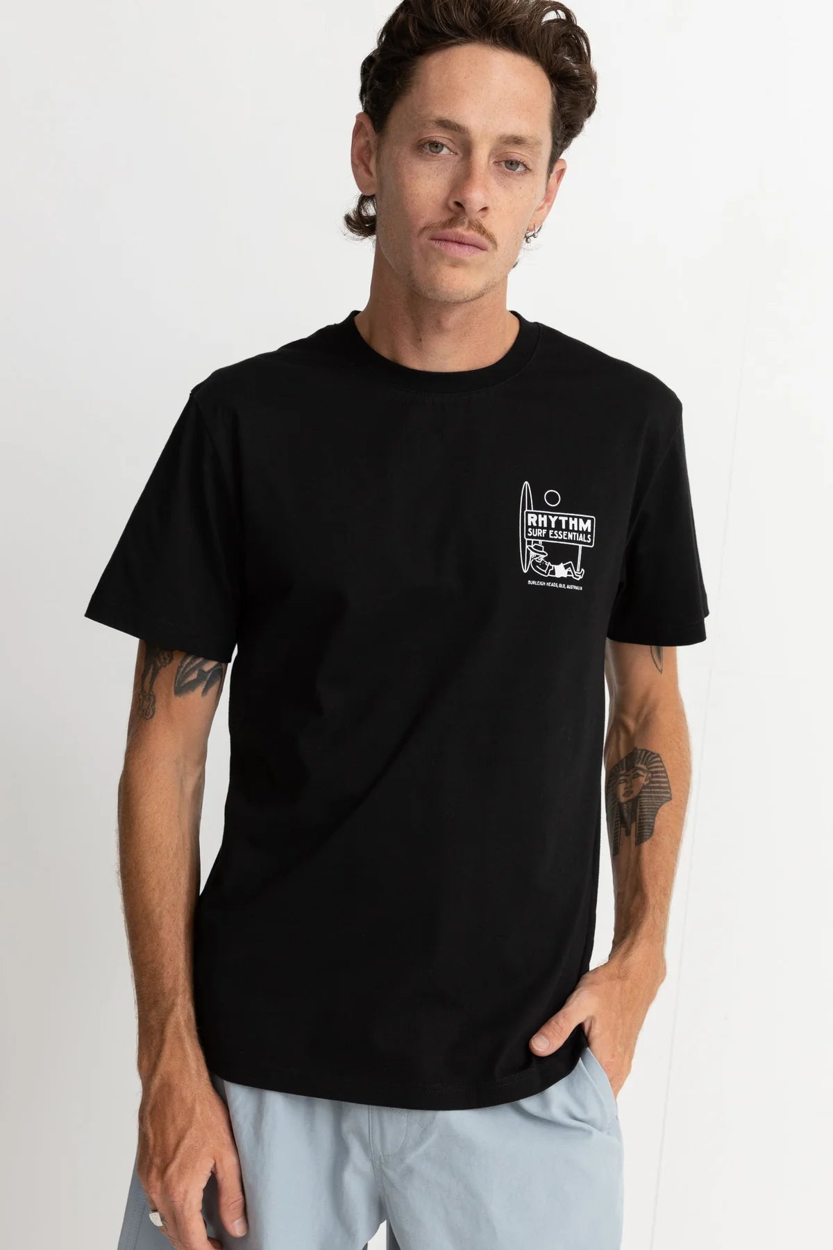 Lull Ss T-Shirt Vintage Black | Men Collective