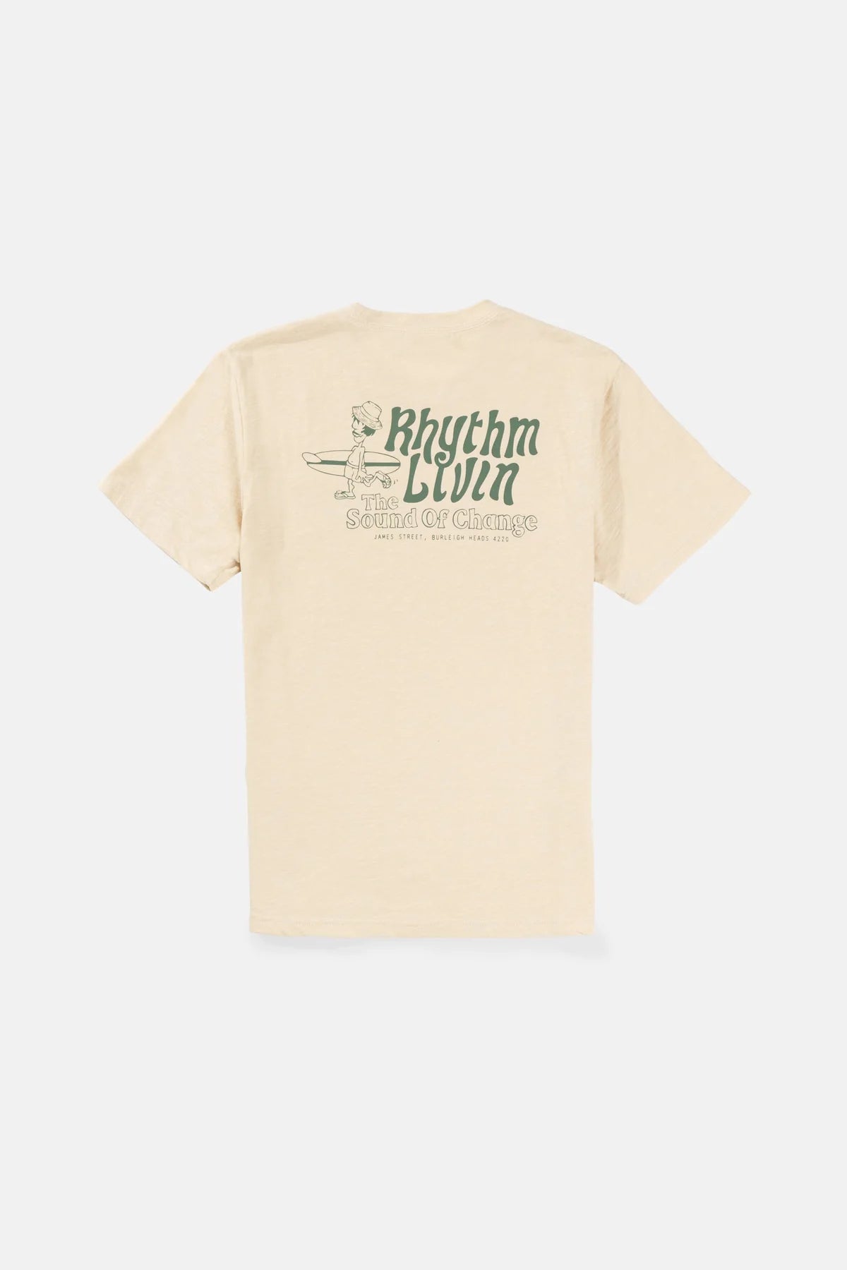 Livin Slub Ss T-Shirt Natural | Men Collective