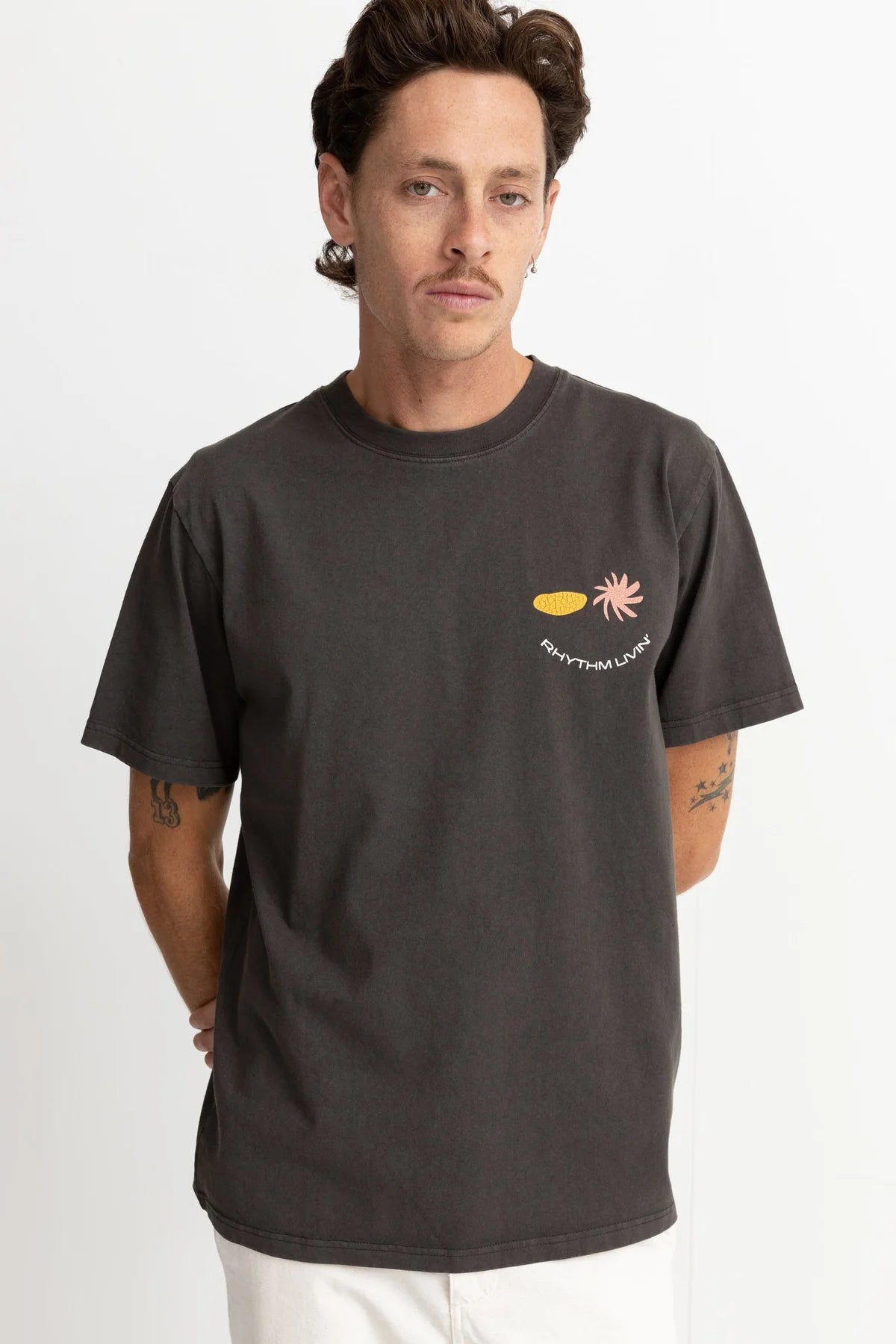 Garden Vintage Ss T-Shirt Vintage Black | Men Collective