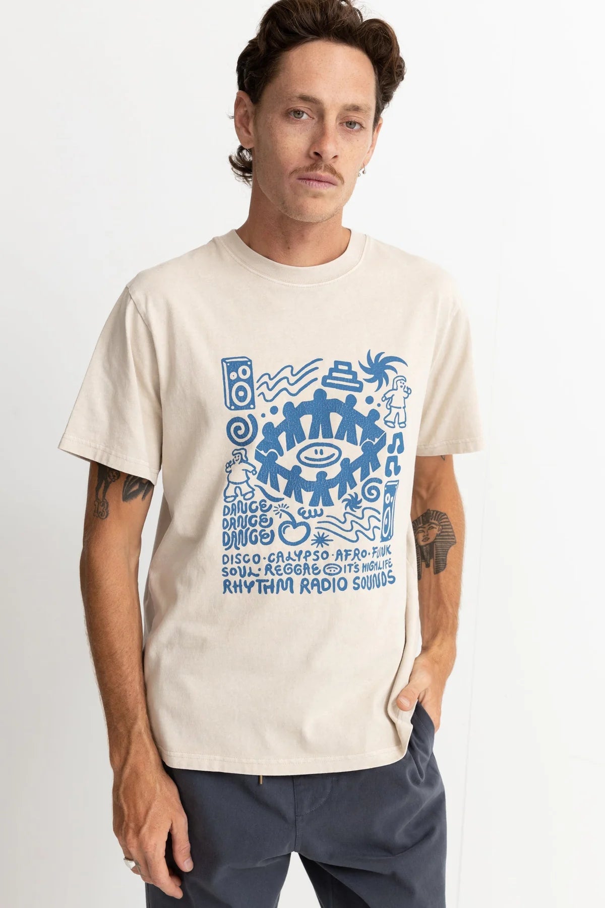 Dance Vintage Ss T-Shirt Moonrock | Men Collective