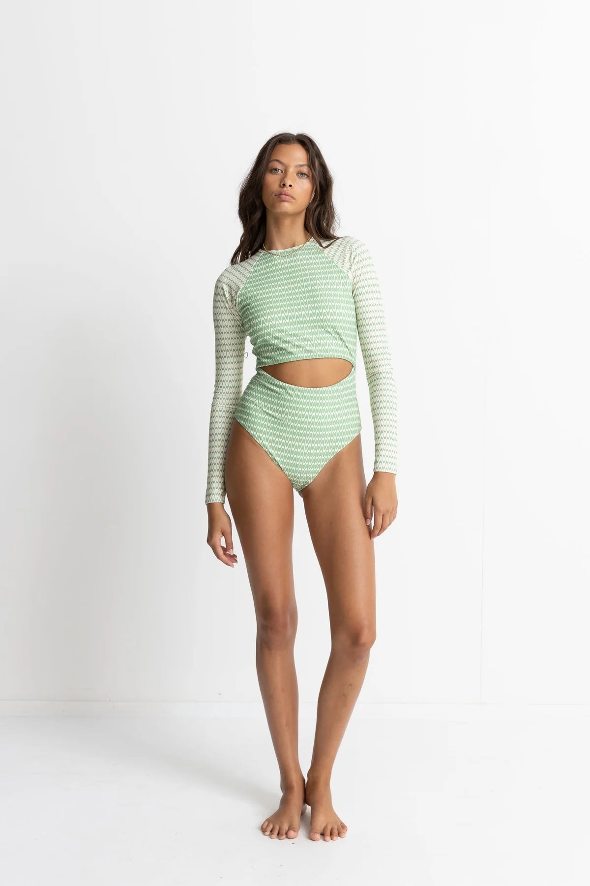 Clearwater Long Sleeve One Piece | Collective Request 