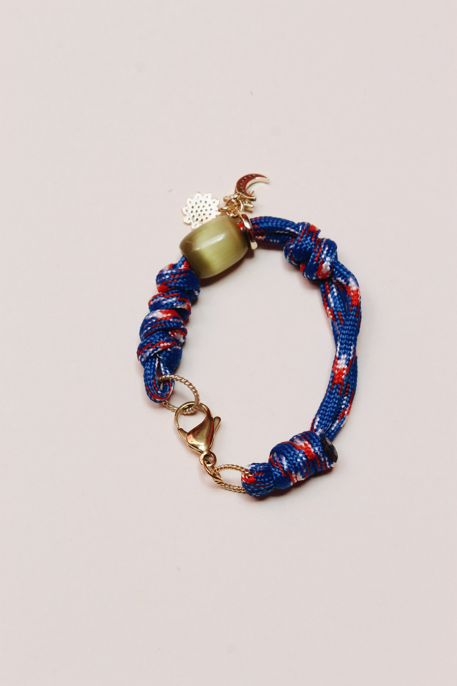 Happy Cord Navy Bracelet