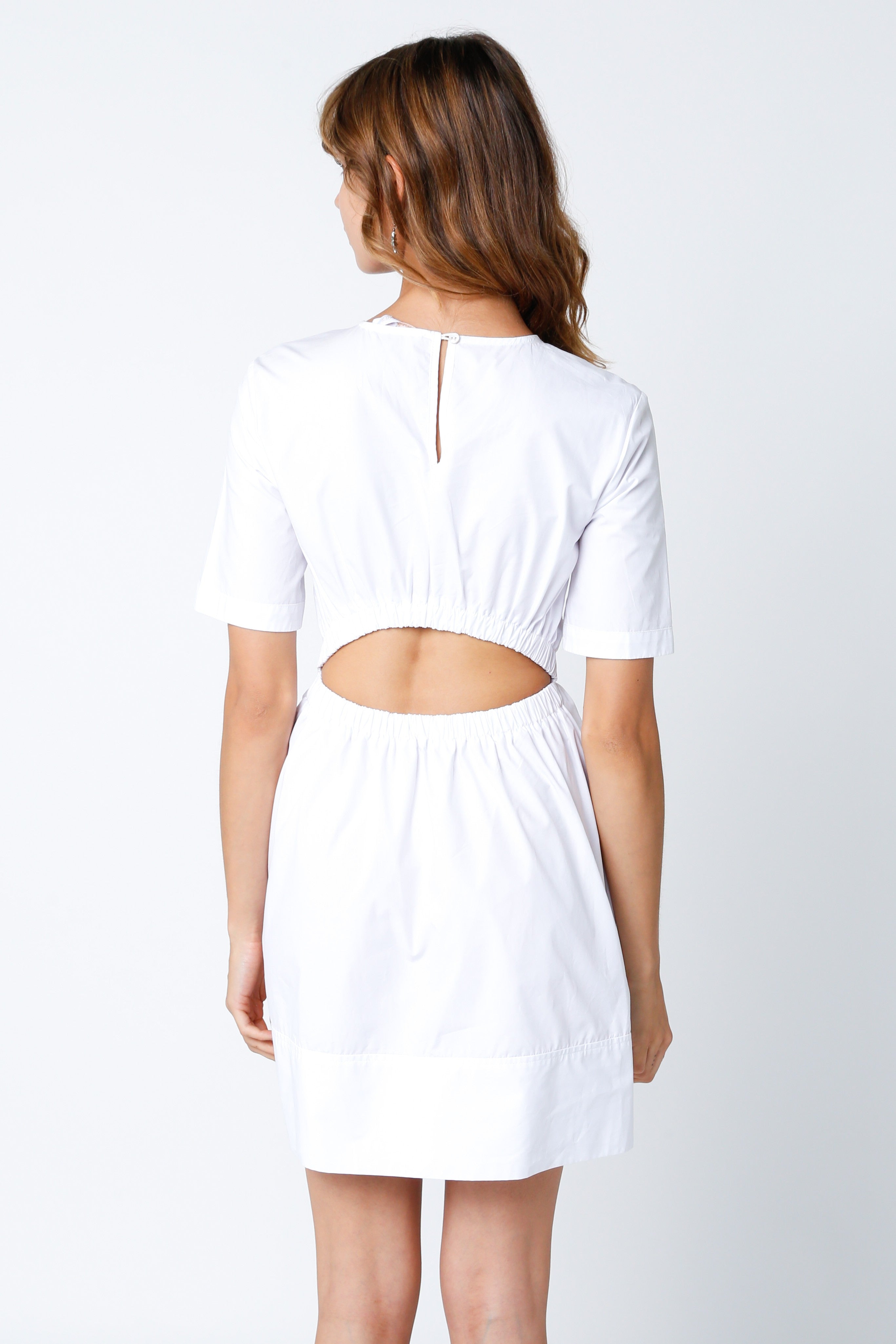 White Sonia Mini Dress | Collective Request 