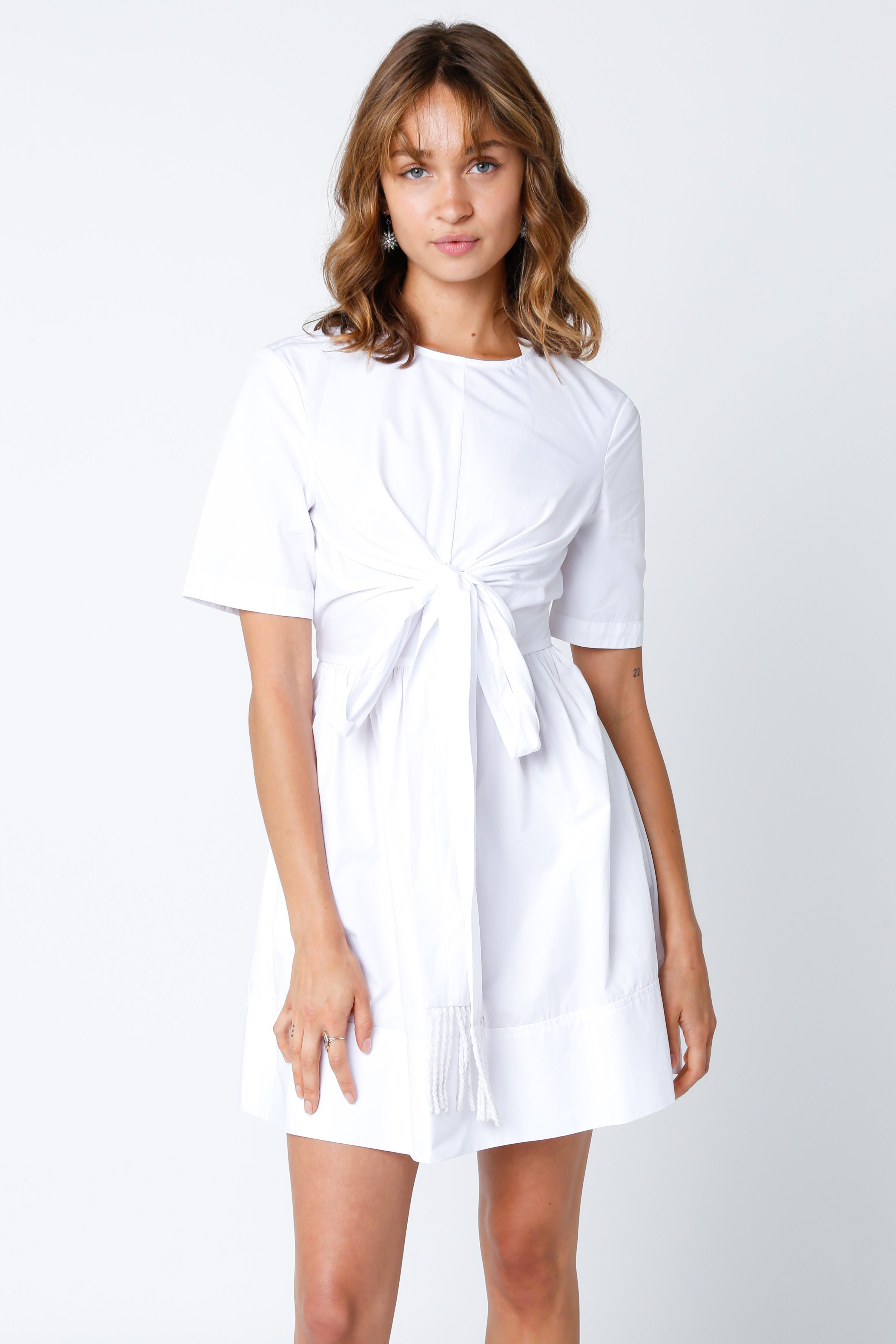 White Sonia Mini Dress | Collective Request 
