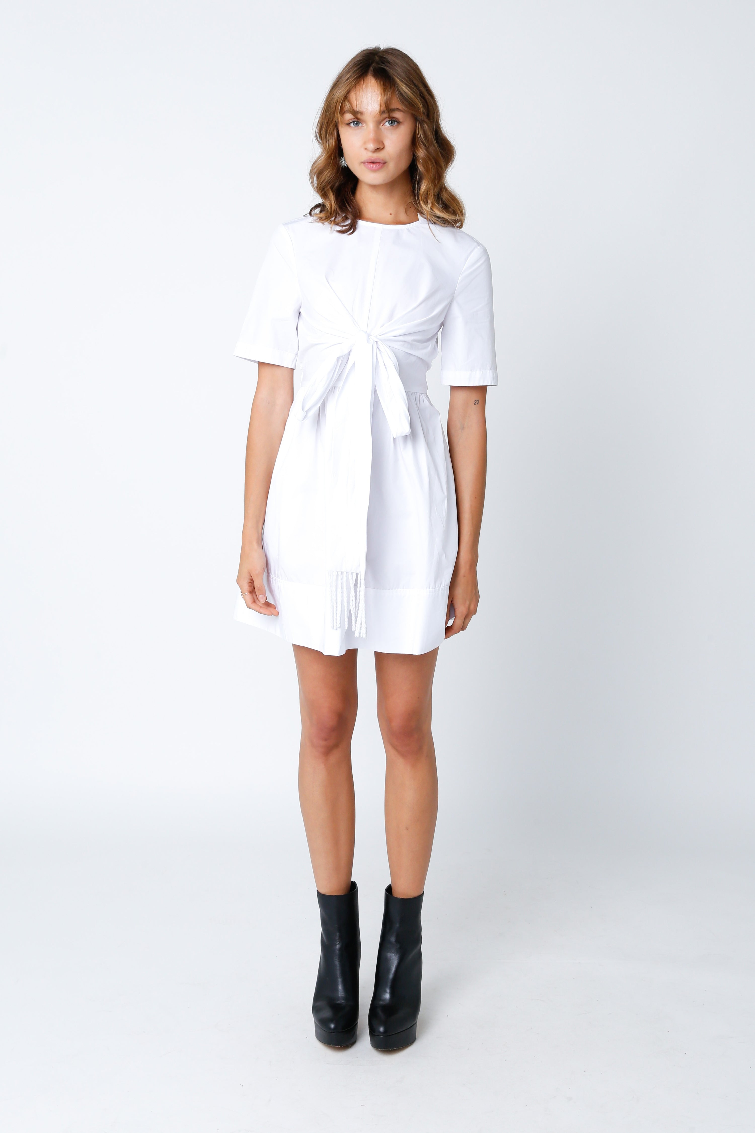 White Sonia Mini Dress | Collective Request 