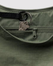 BAGGU Caper Medium Nylon Crescent Bag