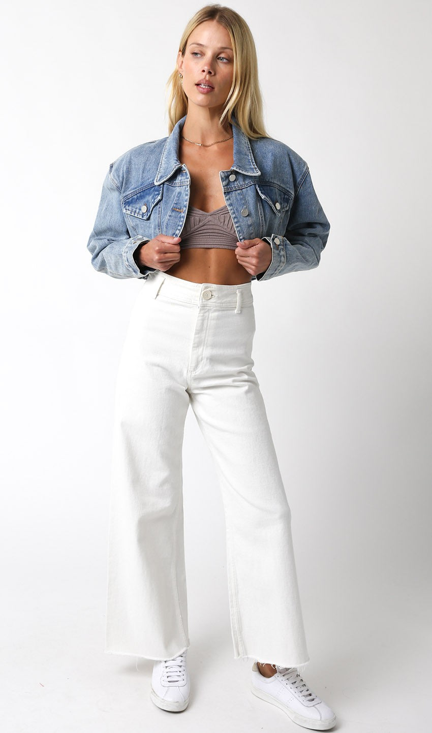 Justine Denim Crop Jacket