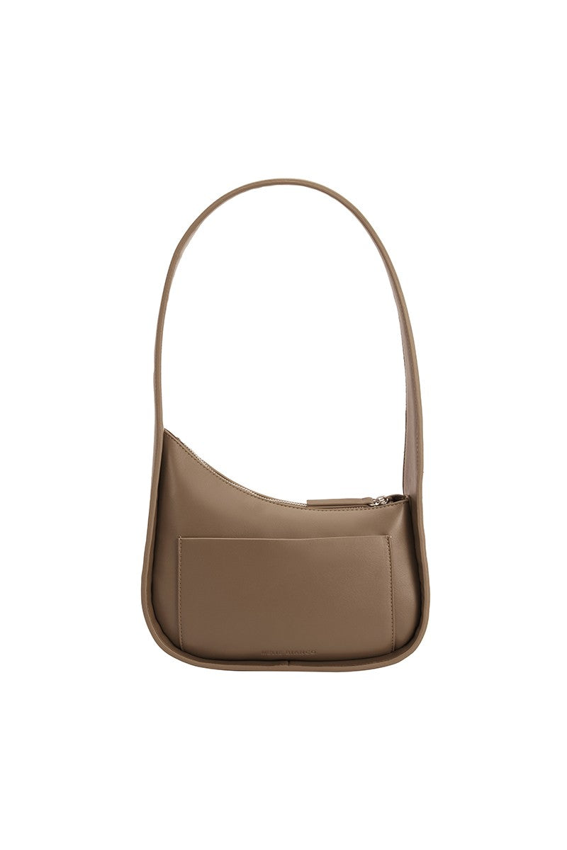 Willow Taupe Recycled Vegan Shoulder Bag