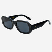 Onyx Unisex Rectangular Acetate Sunglasses