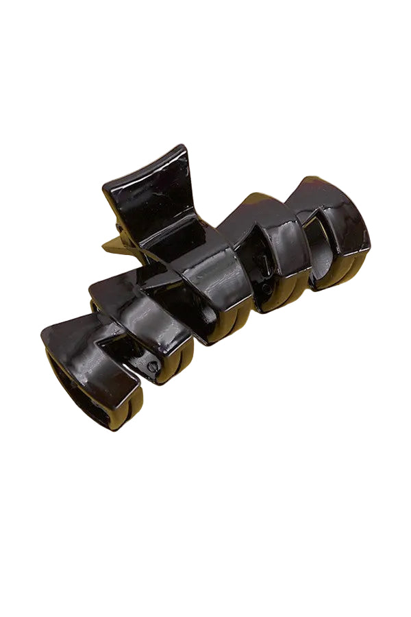 Black Premium Zigzag Hair Claw Clips