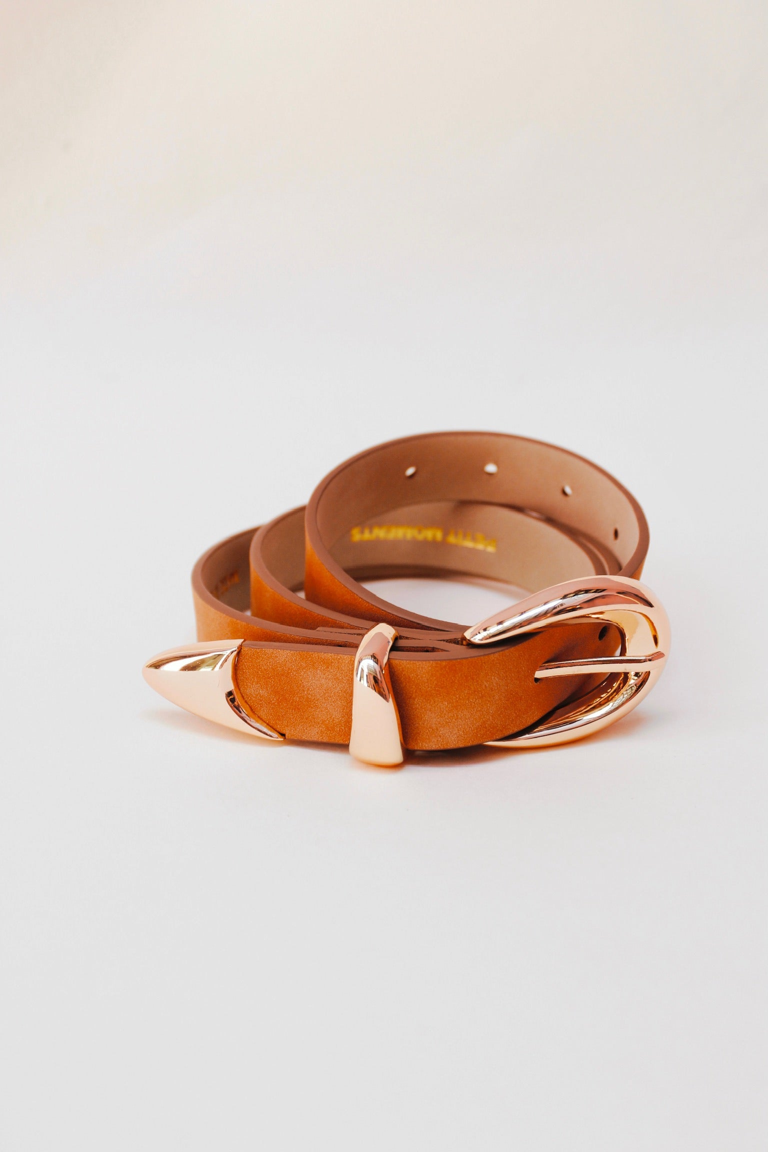 Marisa Belt - Brown Suede