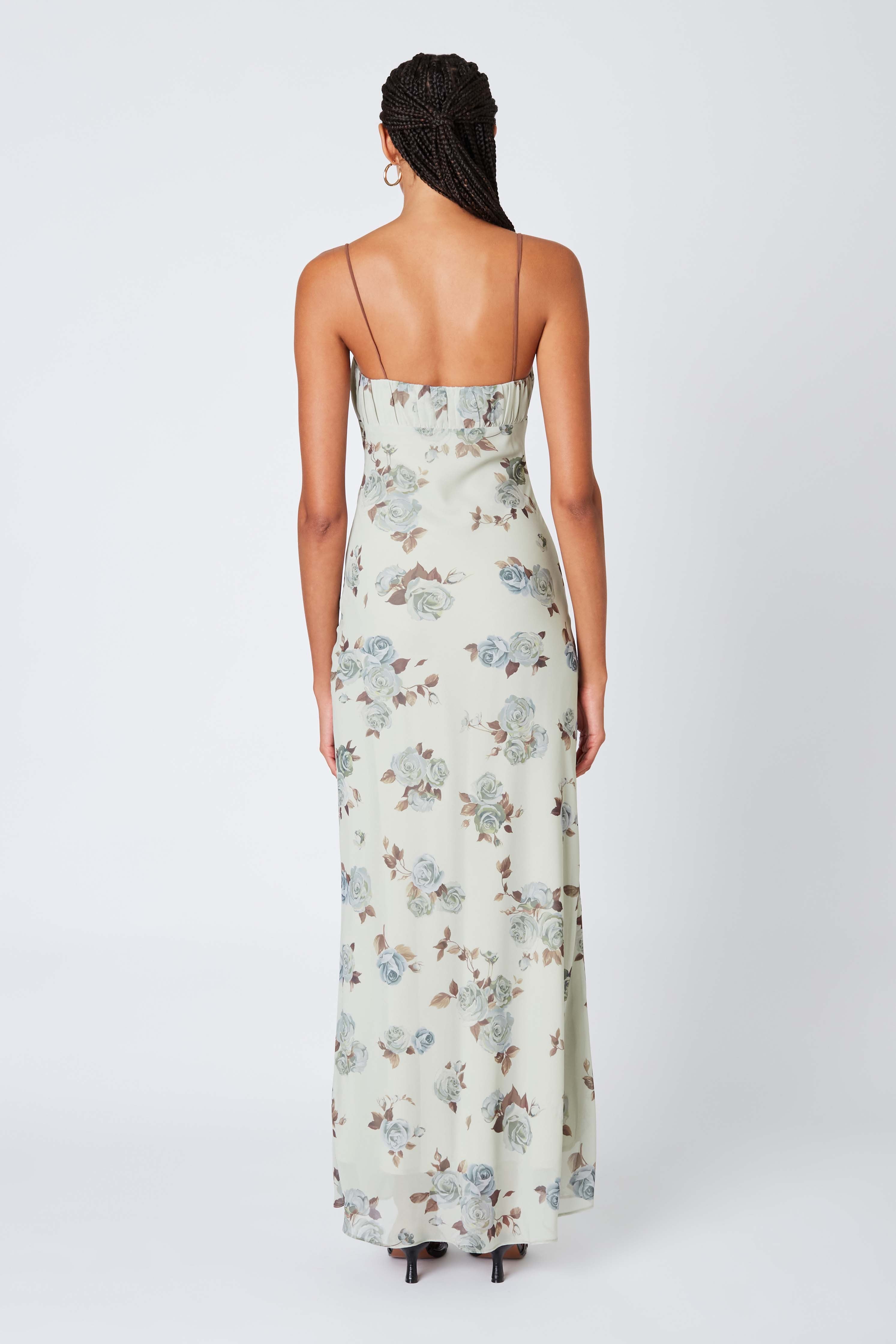 Fern Floral Print Maxi Dress | Collective Request 