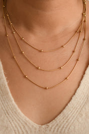 Multi Strand Stainless Steel Necklace