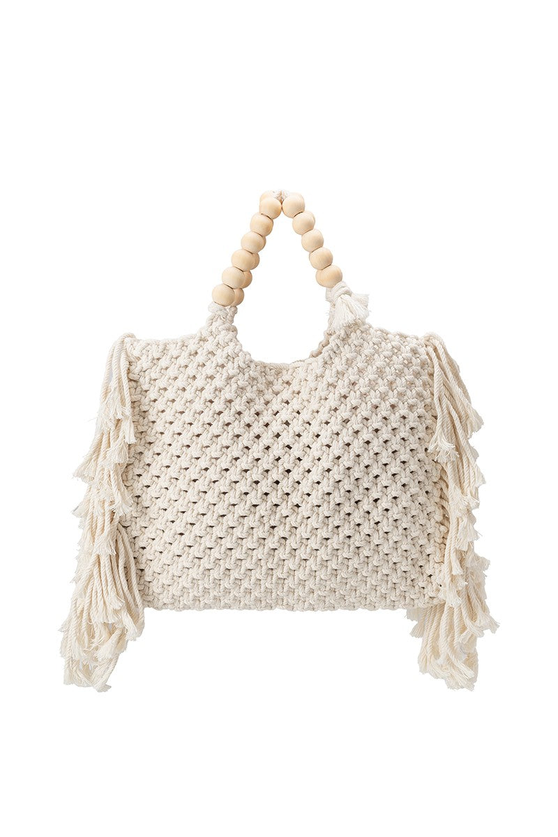 Lilibeth White Crochet Tote Bag | Collective Request 