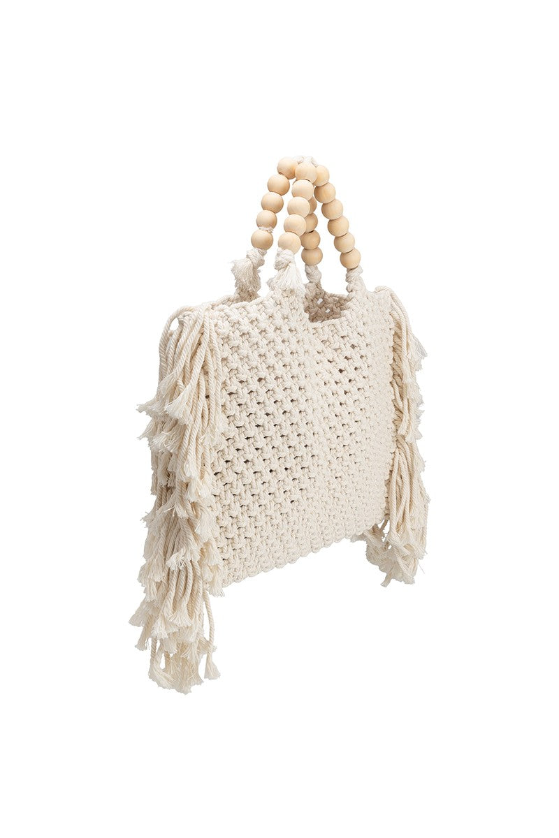 Lilibeth White Crochet Tote Bag | Collective Request 