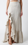 Melange Giselle Linen Maxi Skirt | Collective Request 