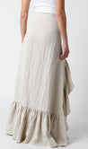 Melange Giselle Linen Maxi Skirt | Collective Request 