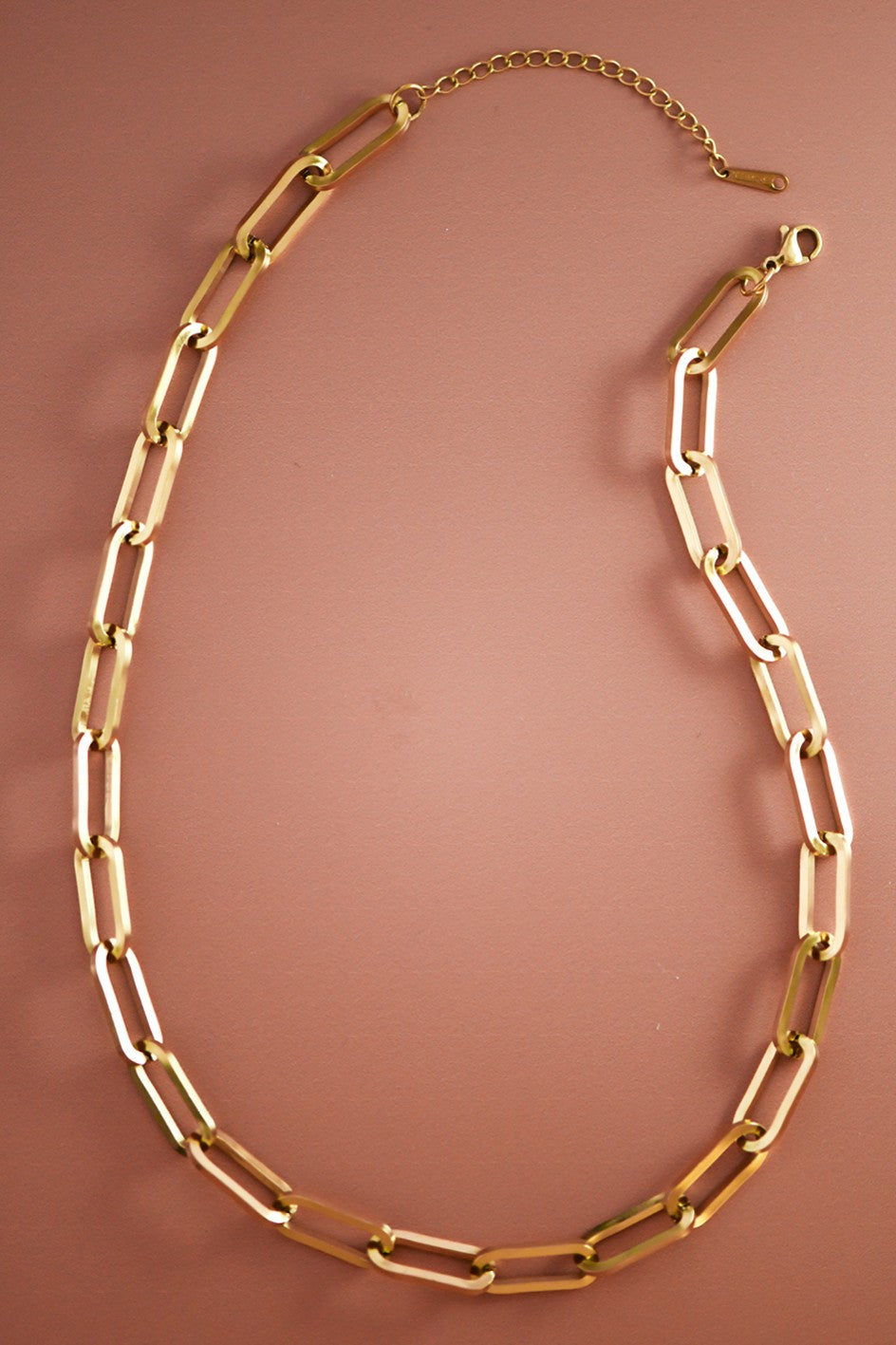Chunky Paperclip Chain Necklace