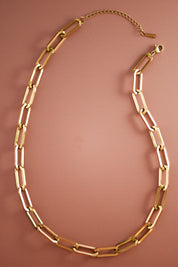 Chunky Paperclip Chain Necklace