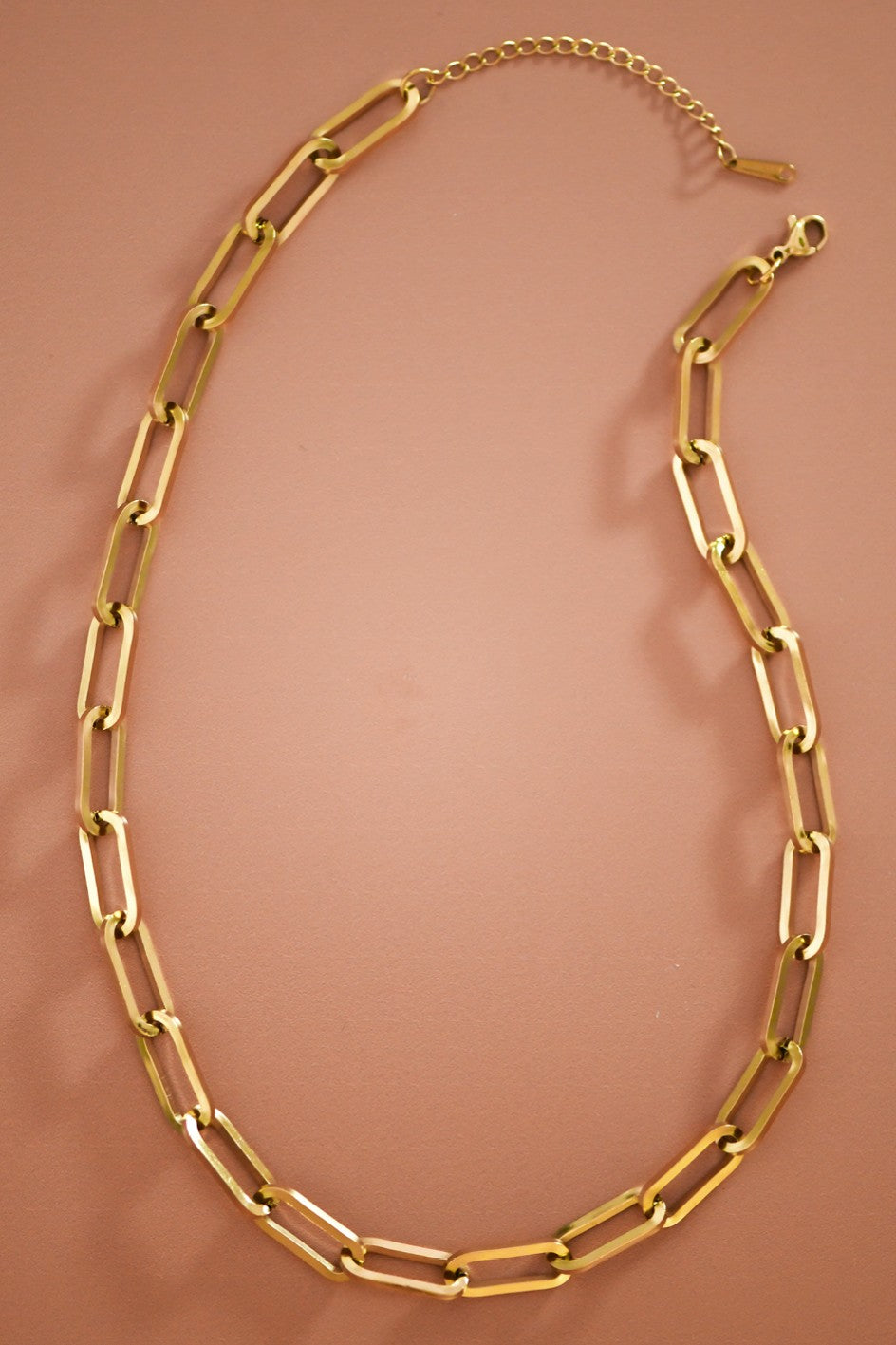 Chunky Paperclip Chain Necklace