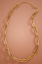 Chunky Paperclip Chain Necklace