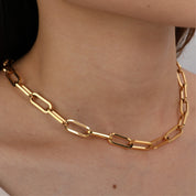 Chunky Paperclip Chain Necklace
