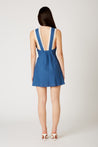 True Blue Linen Blend Mini Dress | Collective Request 